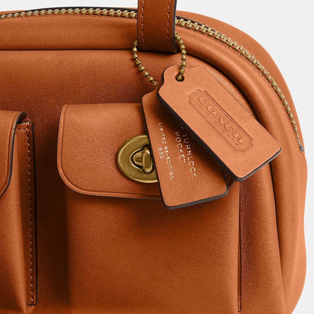 Coach Brown Leather Crossbody Bag